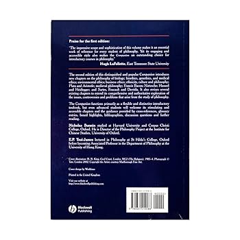 Amazon.com: The Blackwell Companion to Philosophy